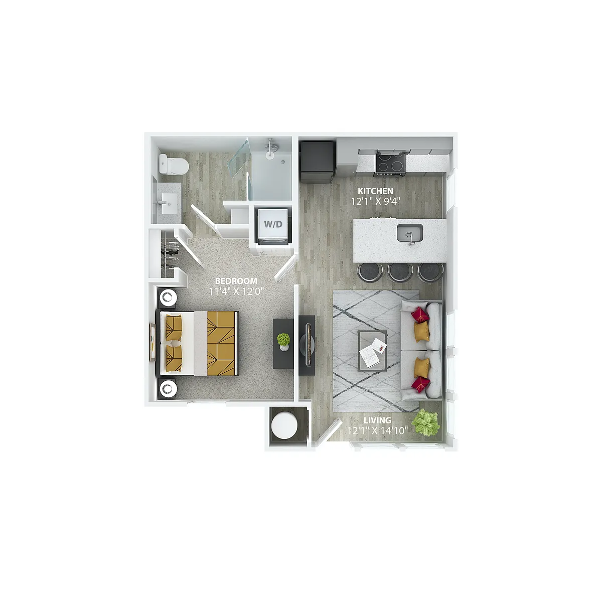 Floor plan Buchanan S3T