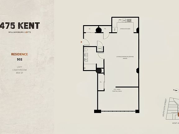 2nd image of 475 Kent Ave APT 502