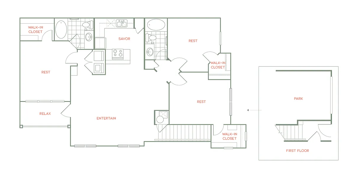 Floor plan C1