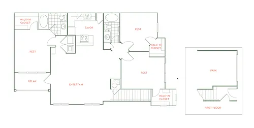 Floor plan C1