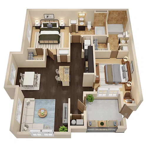 Floor plan Amber