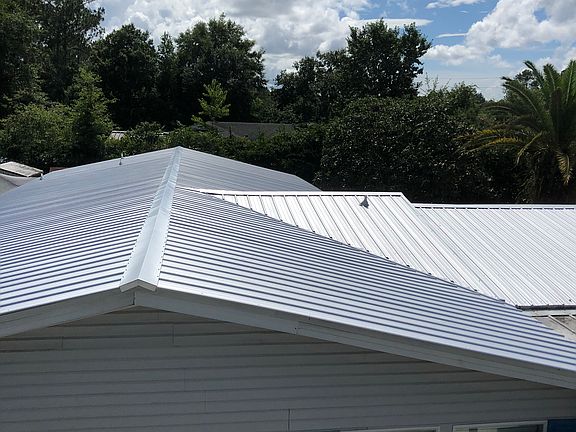 brand new metal roof