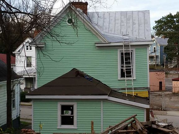 Rear of house