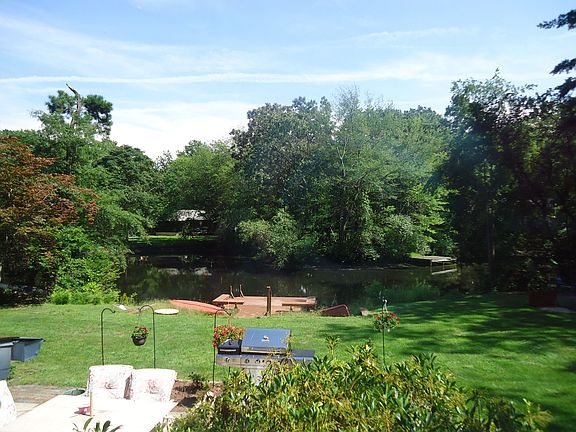 Back yard from living room