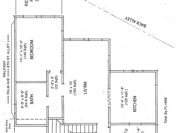 2nd image of 814 Palm Ave #1/2