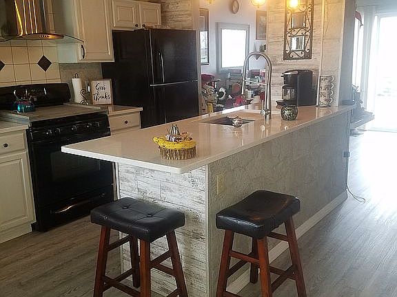 Updated open concept kitchen