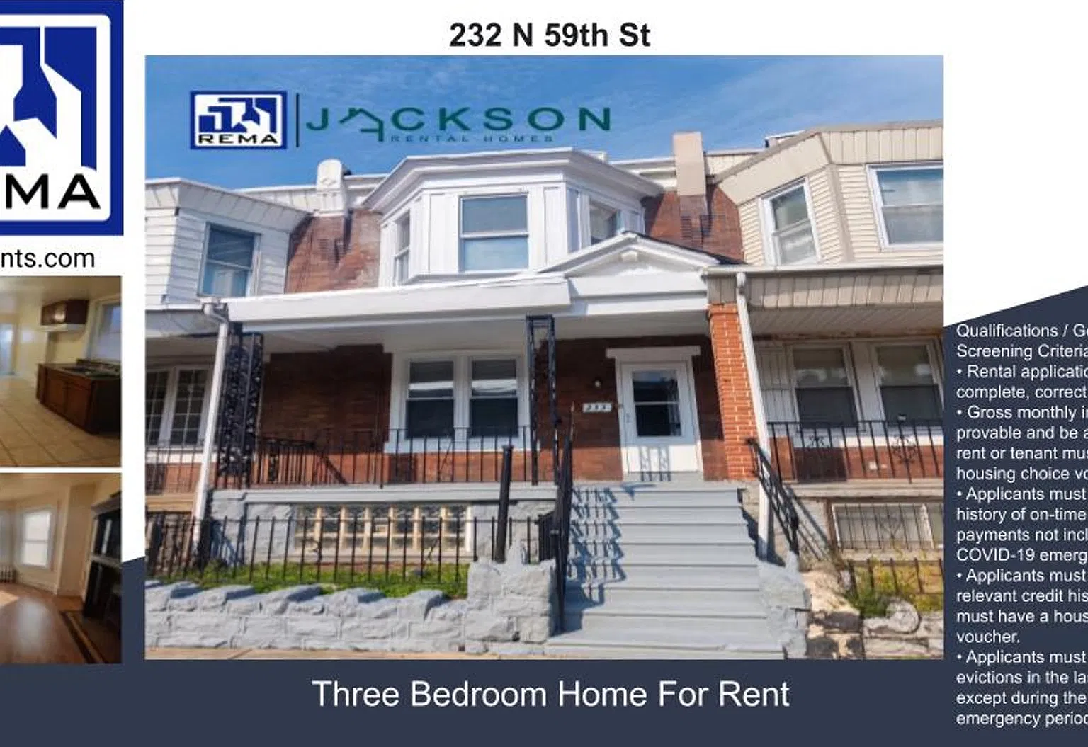 232 N. 59th St. a 3 bedrooms, 1 bathroom House going for $1,450/ Month — Photo 1