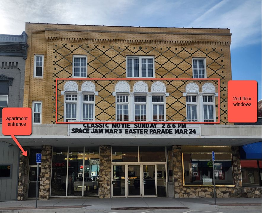 Historic Camelot Theater exterior