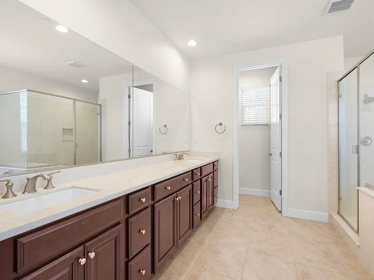 Upstairs: Master bath