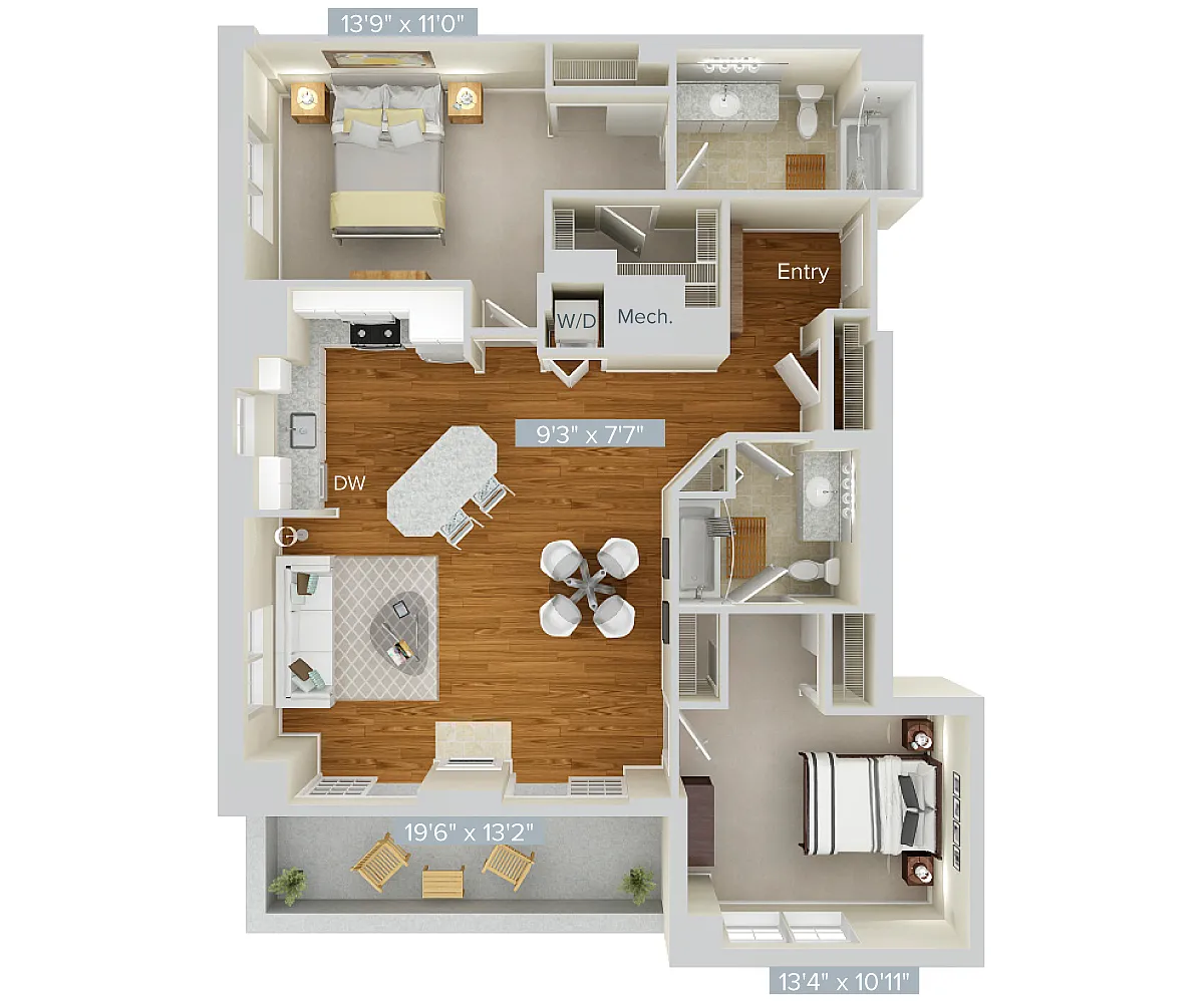 Floor plan B9-1156