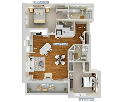 Floor plan B9-1156