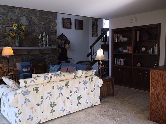 Entry and Built In Bookcase