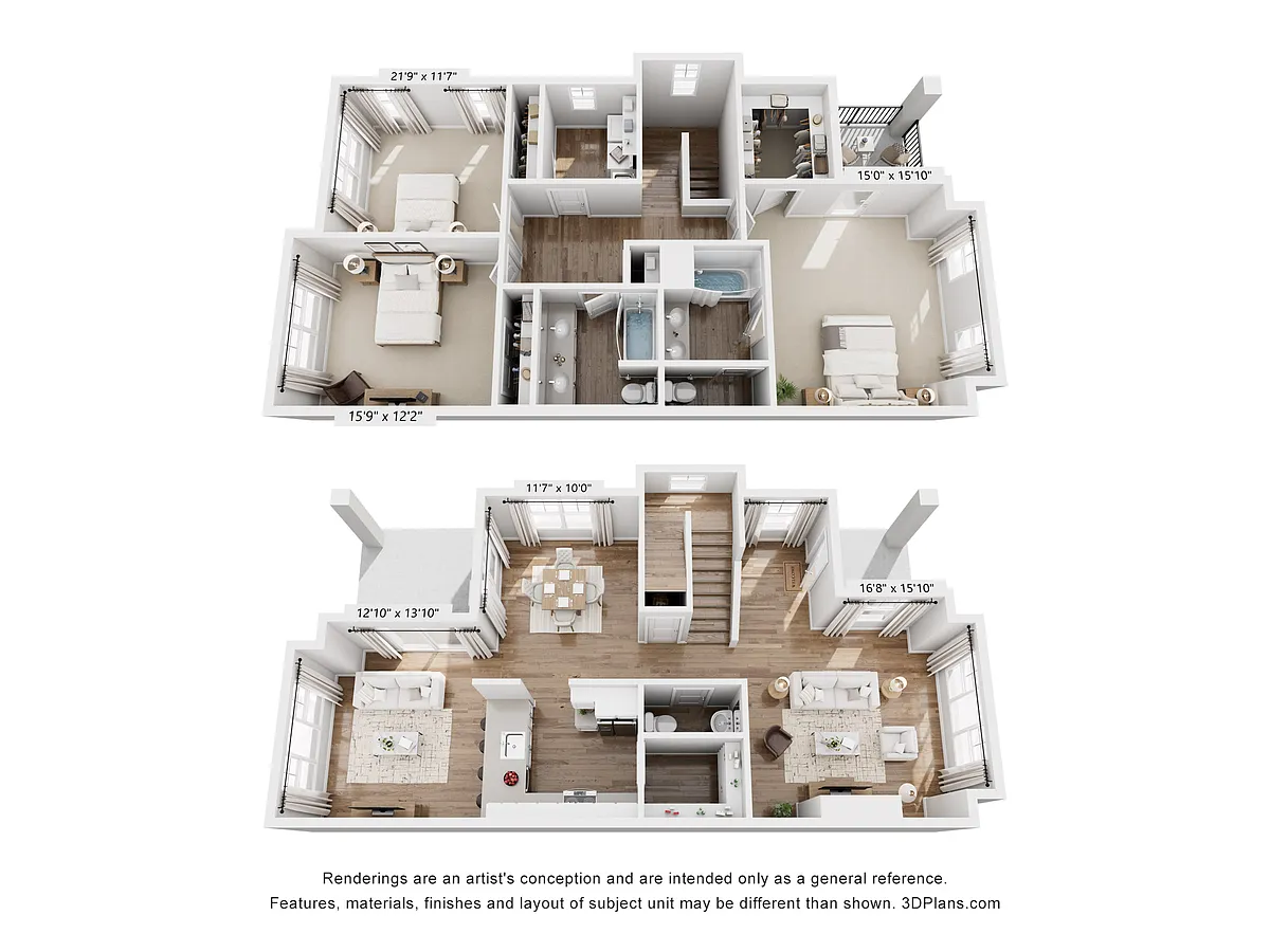 Floor plan Duplex