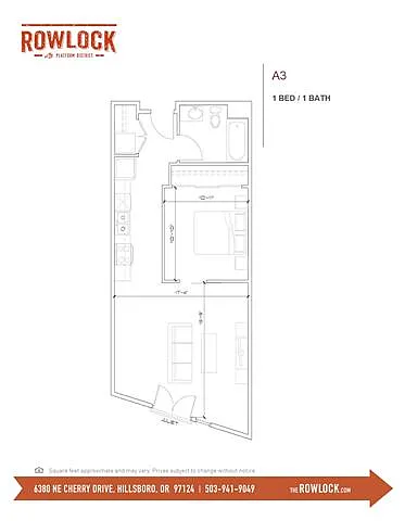Floor plan 1X1 U3