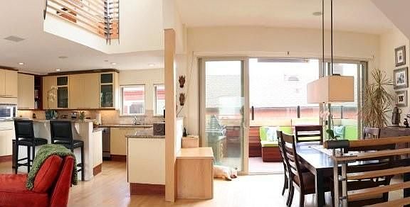 Kitchen into Dining Room