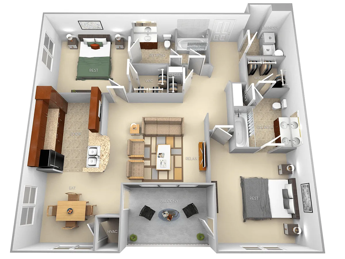 Floor plan The Venice
