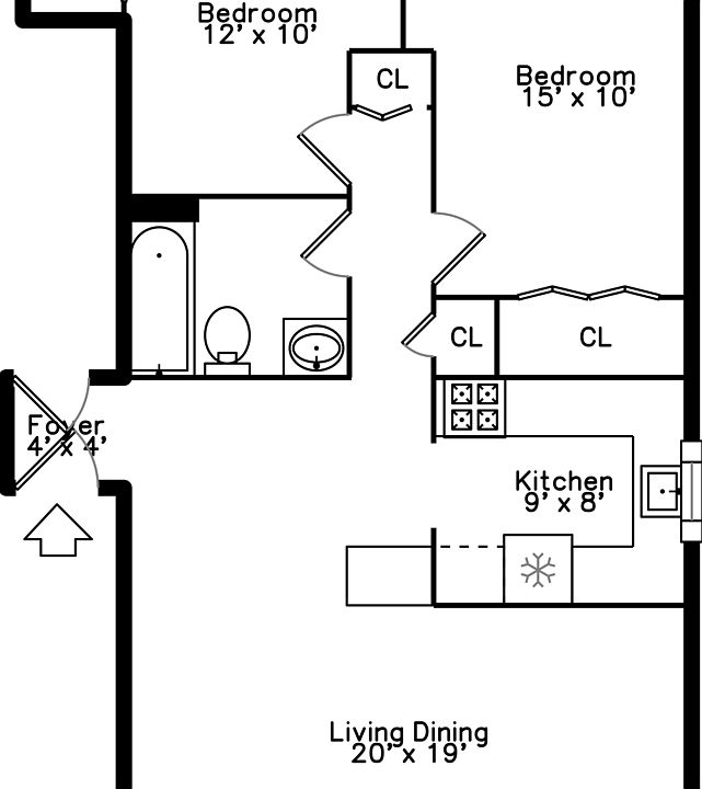 2nd image of 404 S Elmwood Ave APT 2S