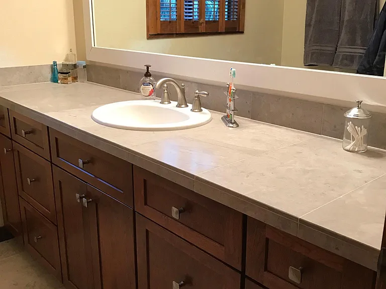Primary bathroom.