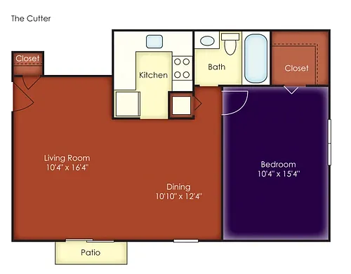 Floor plan The Cutter