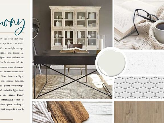 Your New Home will Feature the Harmony Design Collection