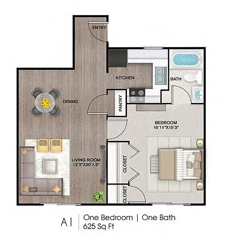 Floor plan A1