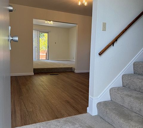 Entry Into The House, Dining Area, and Family Room