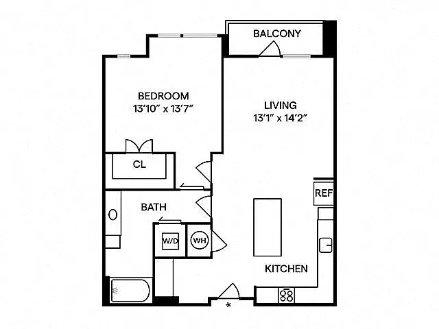 Floor plan A8 1614