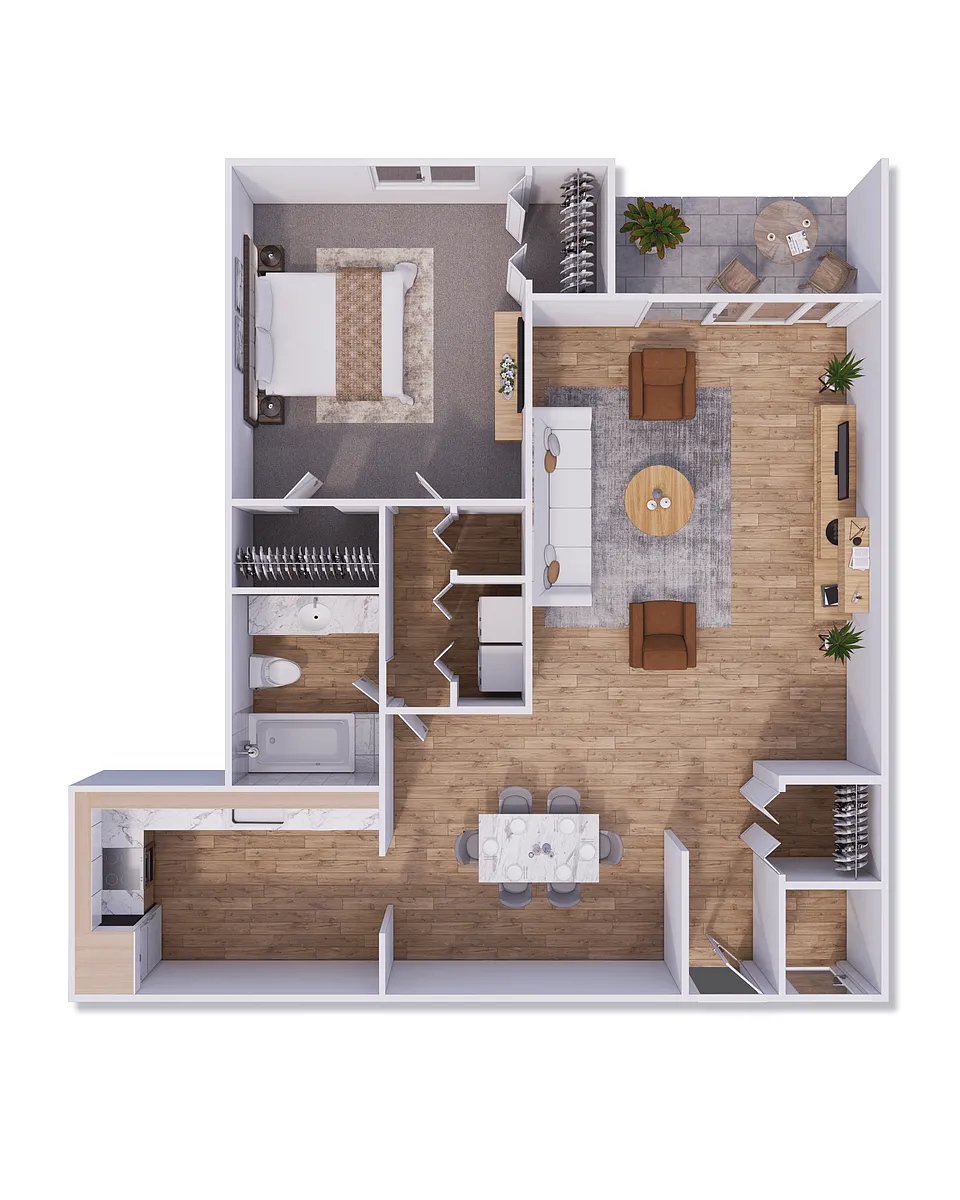 Floor plan South A3