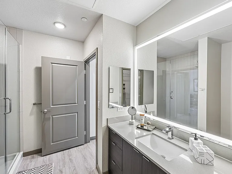 Bathroom with Sleek Vanity