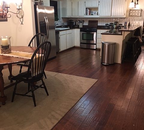 Kitchen and dining room