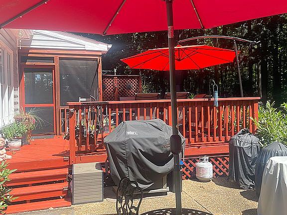 Aggregate Patio View