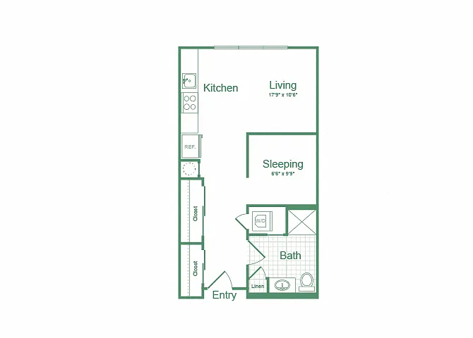 Floor plan Studio S1.1