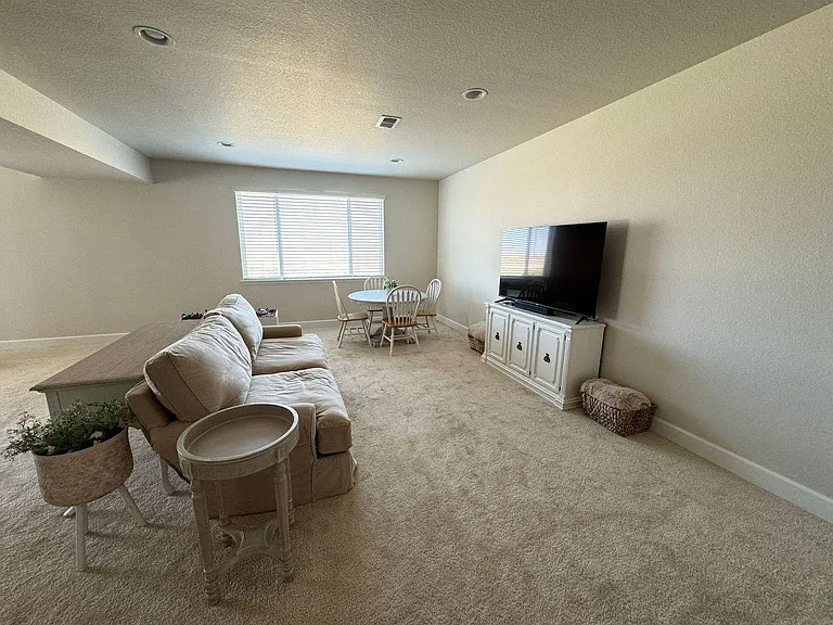 Basement living area