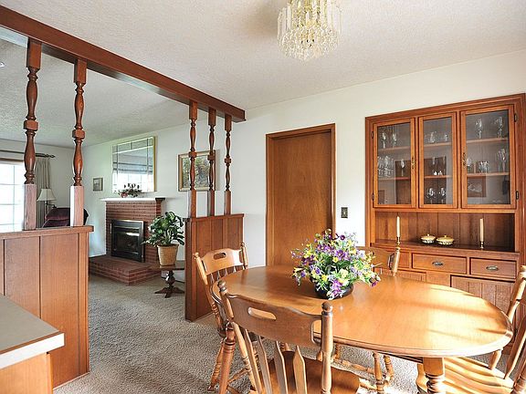 Dining Room with Built-in Hutch
