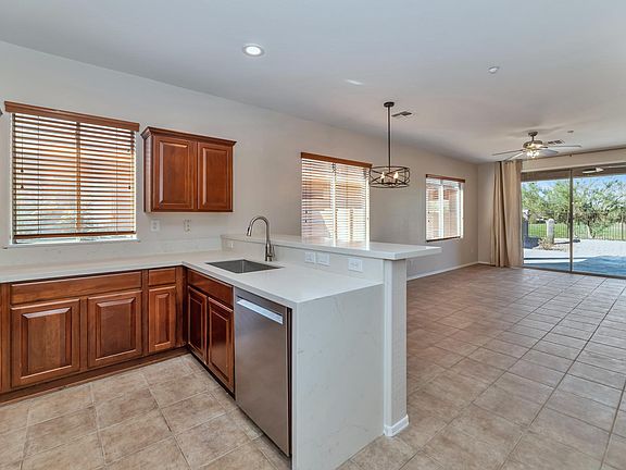 Kitchen has Quartz Countertops