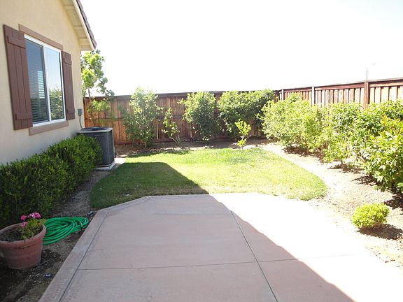 Fenced back yard