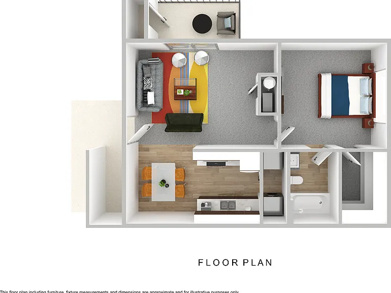 1 Bedroom 1 Bedroom