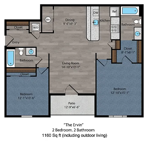 Floor plan The Ervin