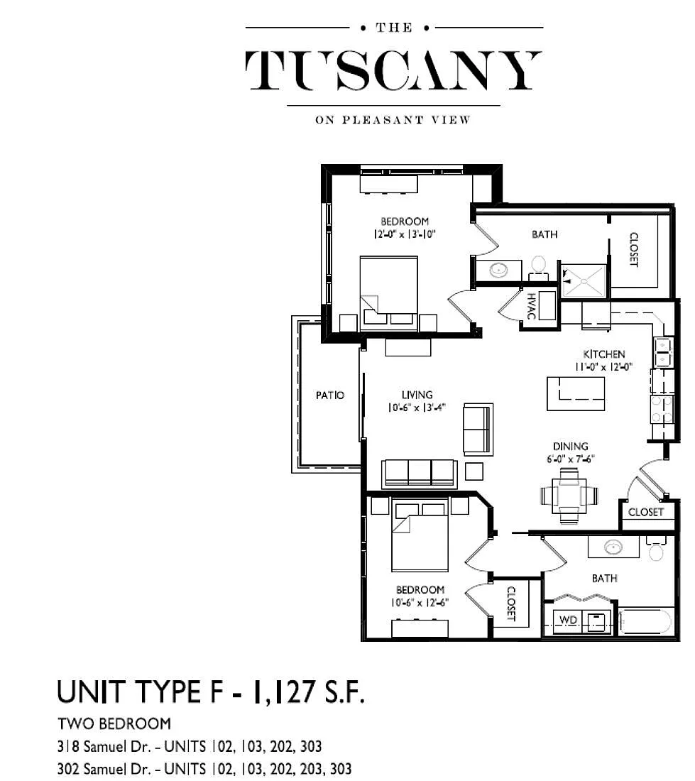 Floor plan Type F