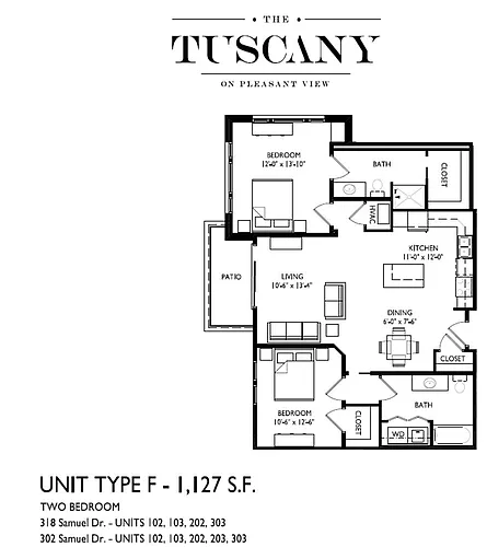 Floor plan Type F