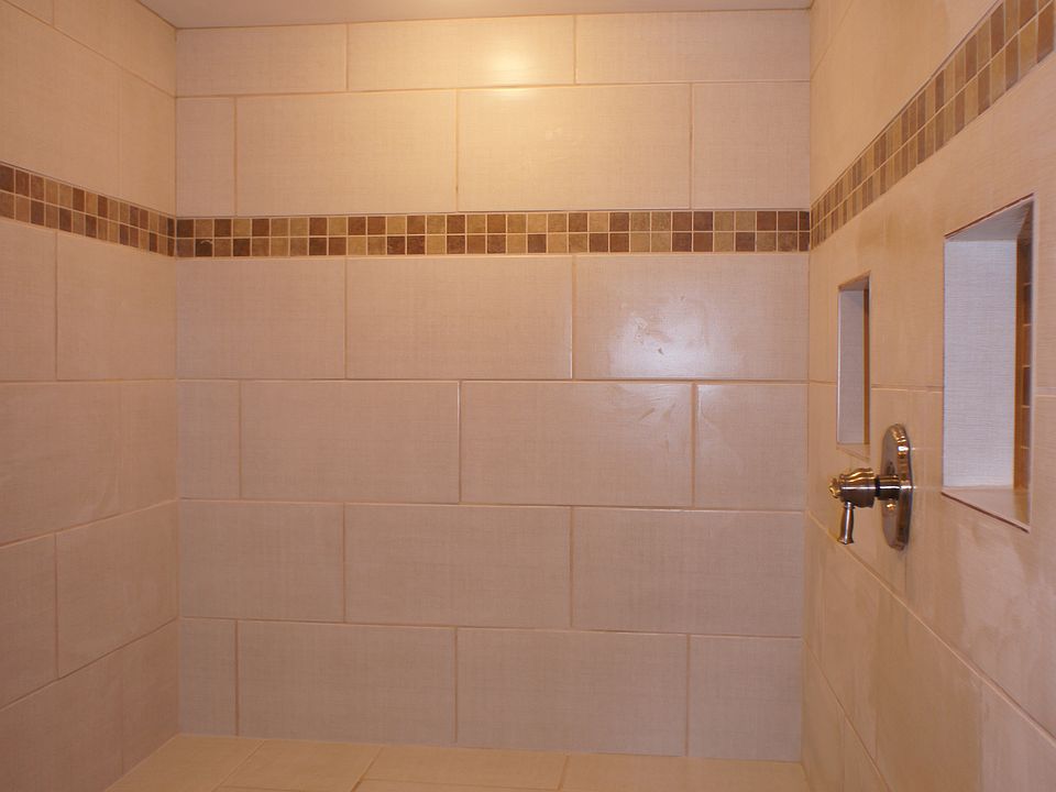 Tiled Lower level shower