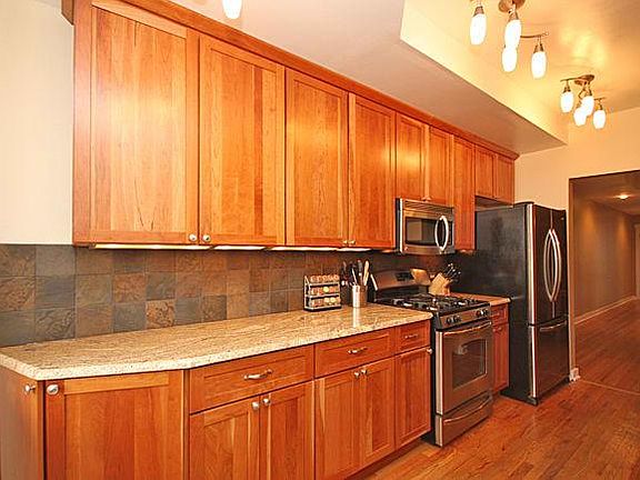 You will love all the counterspace, pull-out shelves.