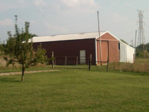 sitting on 7.3 acres with barn