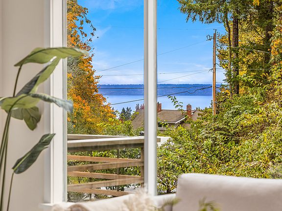 View of Sound and mountains.