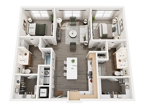 Floor plan B7