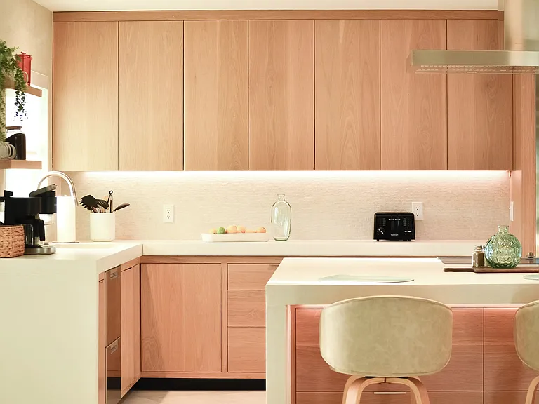 Ample storage in large kitchen