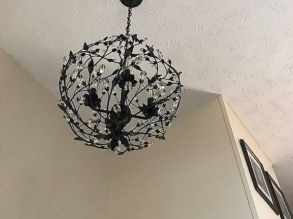 New foyer light 