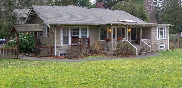 Craftsman style home on large flat lot