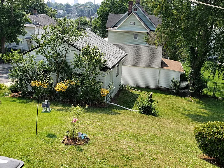 Another view of the backyard