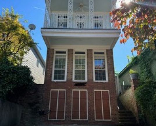 parking in front of house